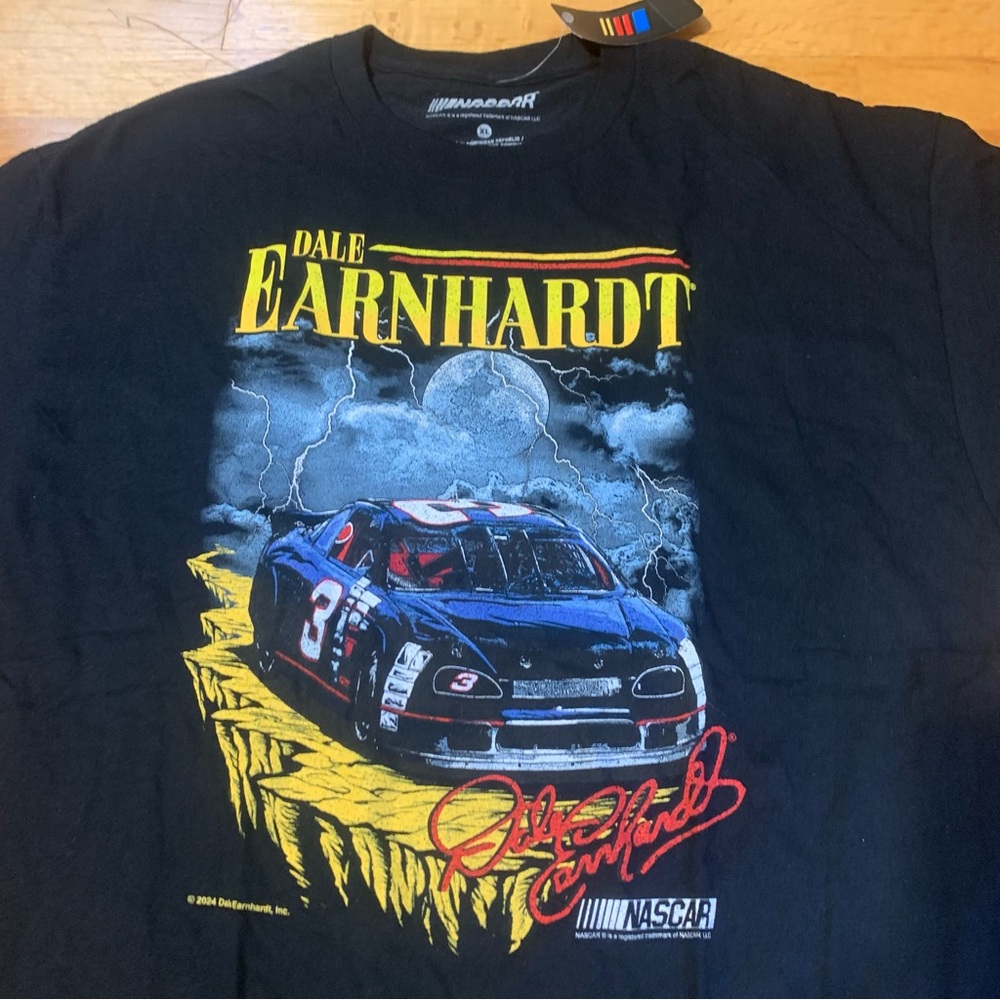 NASCAR Dale Earnhardt Graphic T Shirt Shirt Black XL New With Tags - Picture 3 of 5